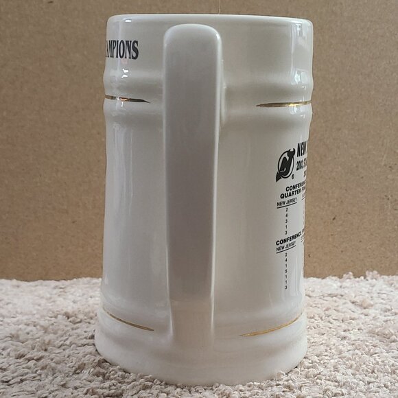 New Jersey Devils 2003 Stanley Cup Champions Beer Stein Mug NJ Ceramic - Picture 6 of 7